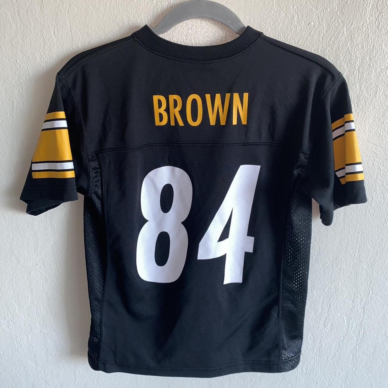 NFL Steelers Jersey Antonio Brown No. 84 Youth L - Depop