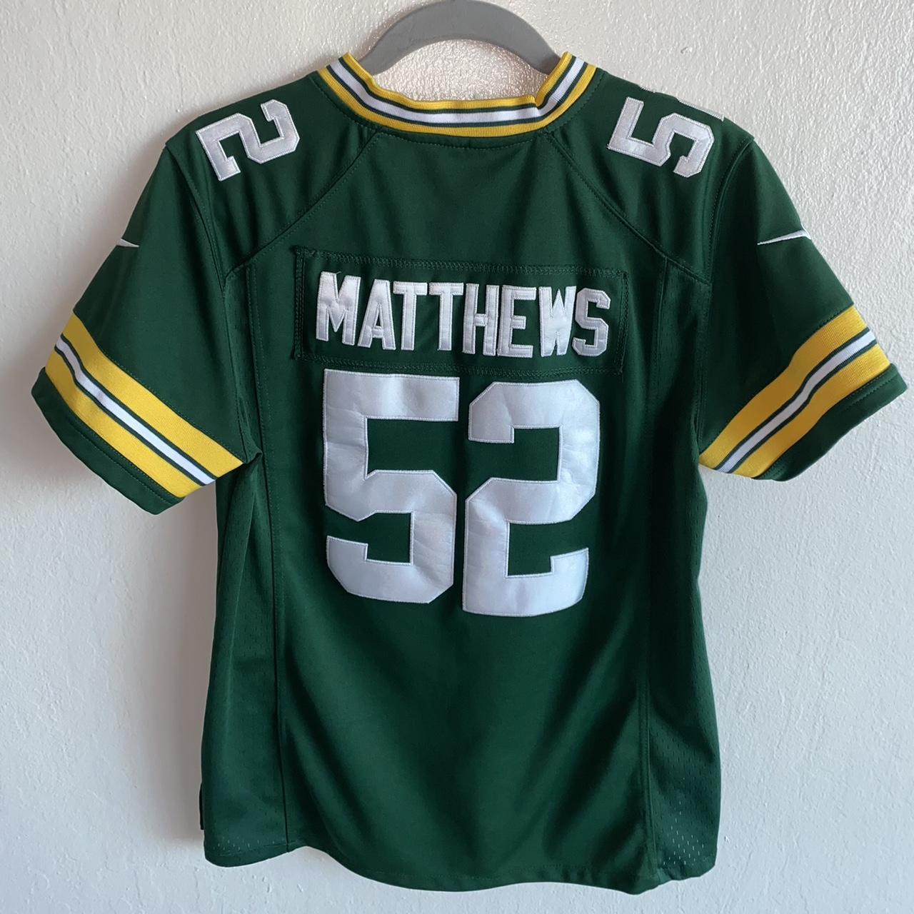 Buy the Mens Green Bay Packers Clay Matthews V Neck Short Sleeve