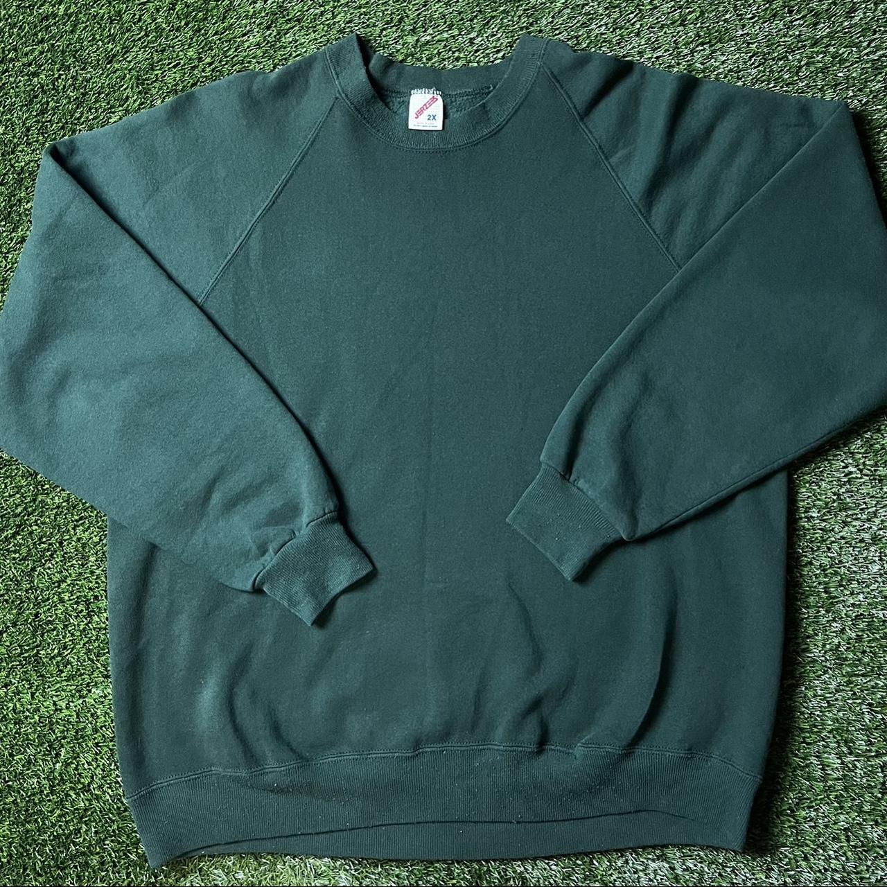 Vintage forest green discount crewneck