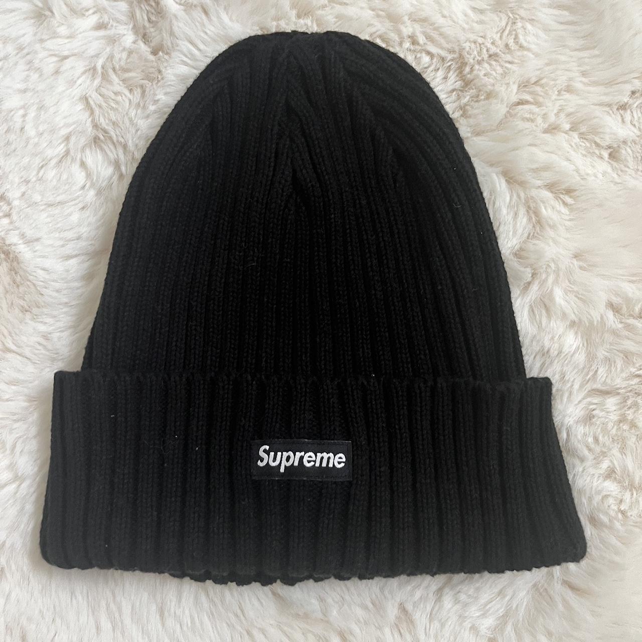SUPREME BEANIE, Simple black hat for men