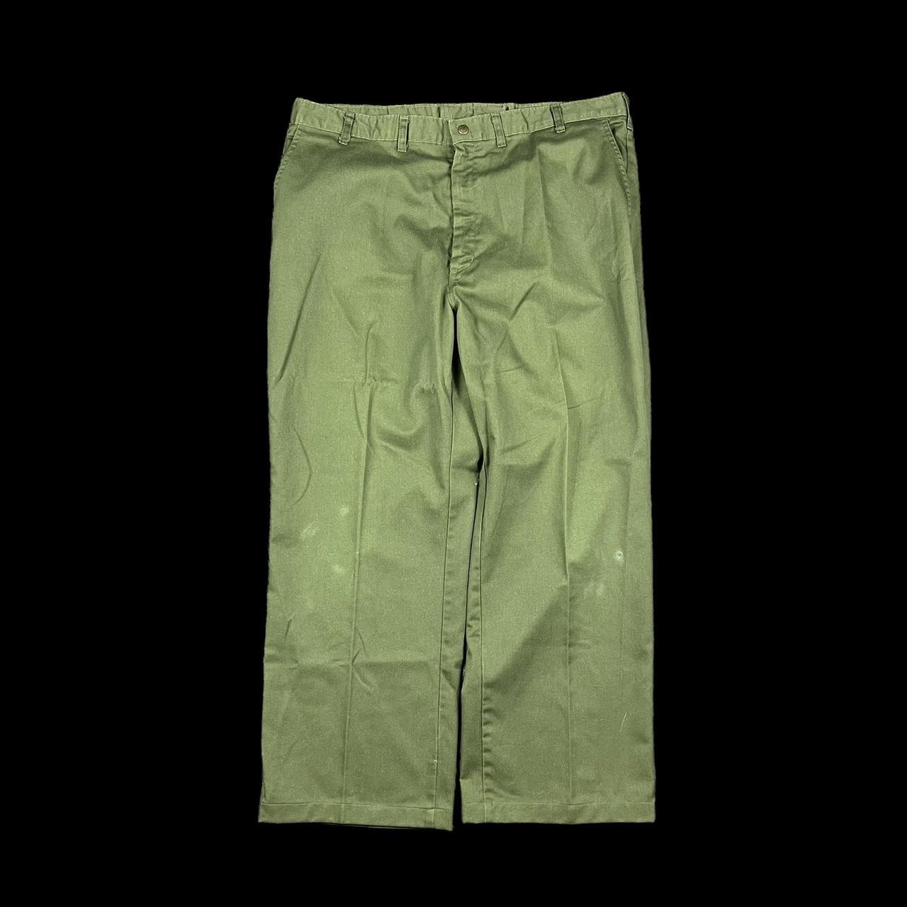 Vintage Military Olive Pants Size 42x30 90’s Y2K Depop