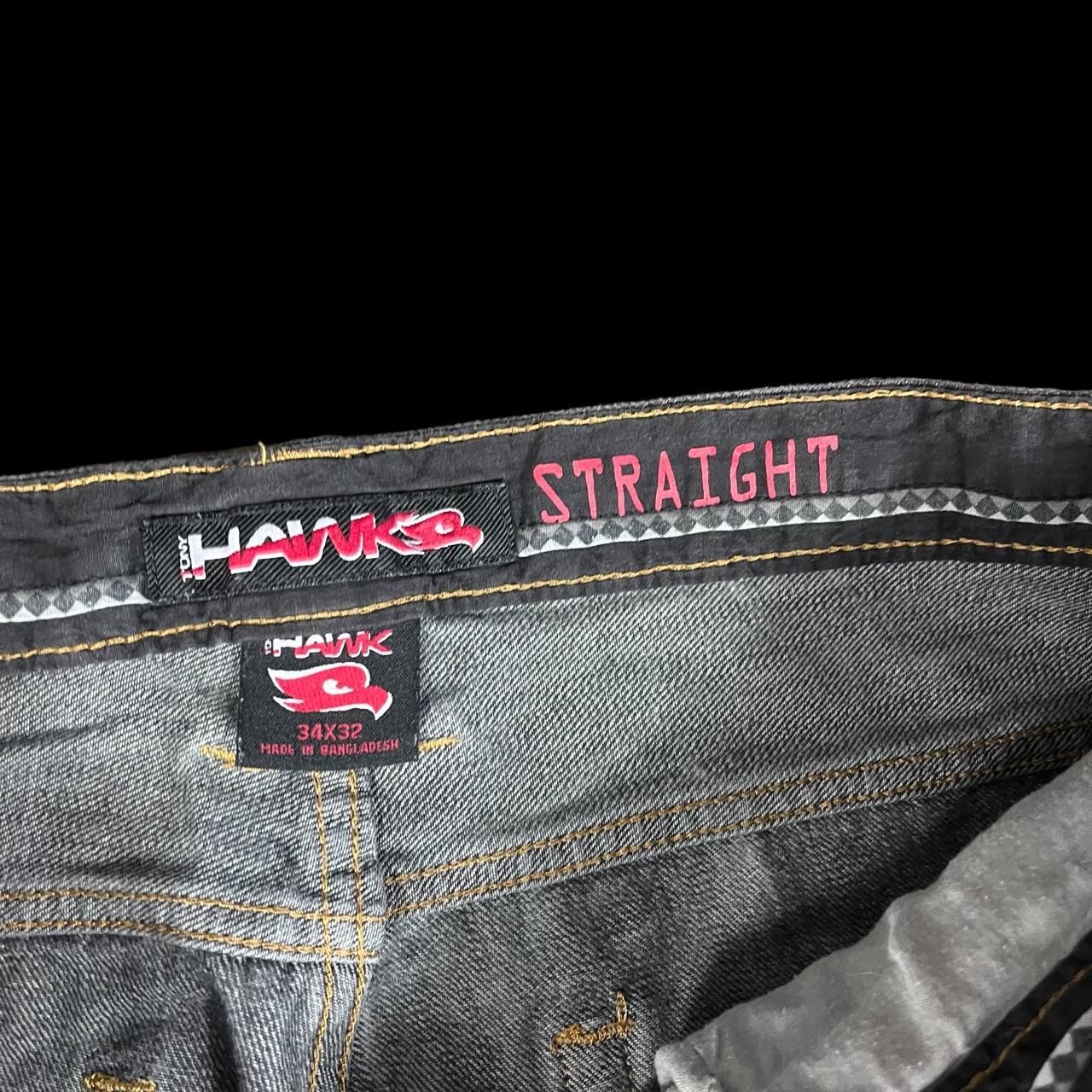 Vintage Tony Hawk Straight Jeans Size 34x32 90’s Y2K... - Depop