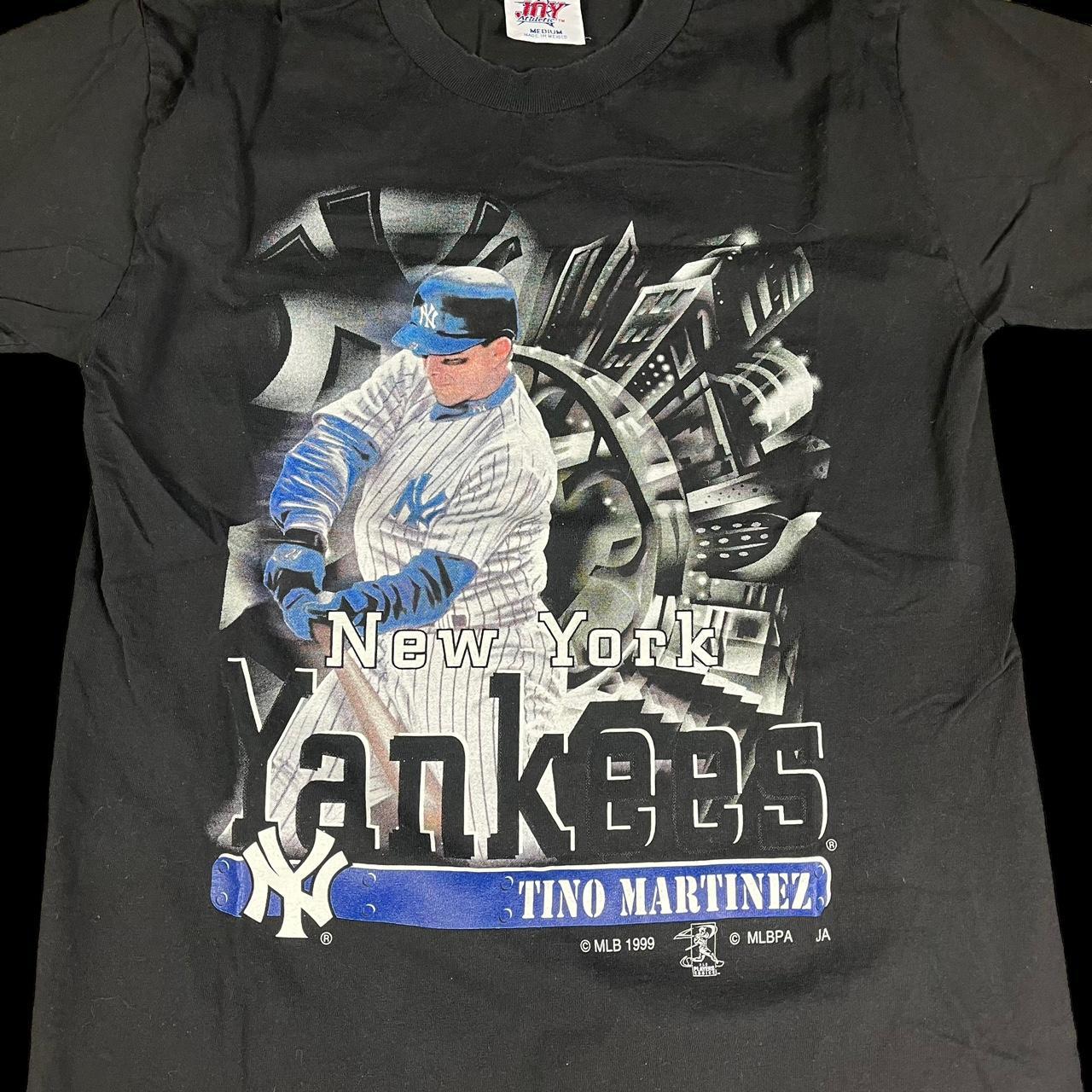 Vintage New York Yankees Tino Martinez T-Shirt 90's M - Depop