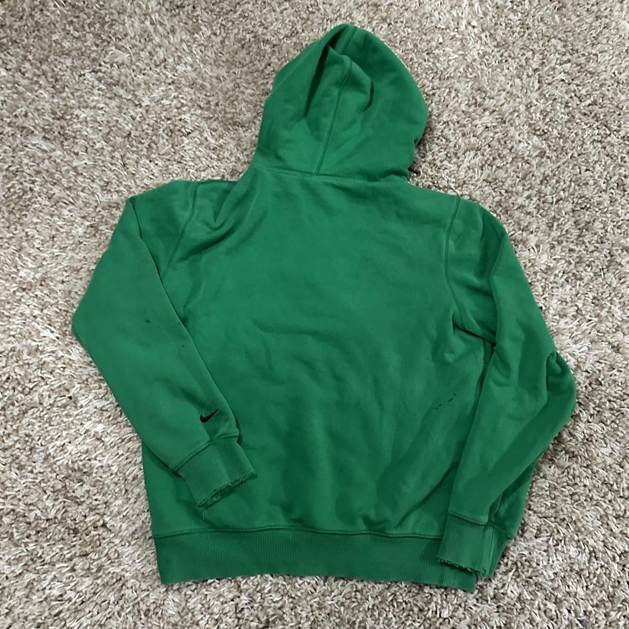 vintage 2000s nike green hoodie men’s size... - Depop