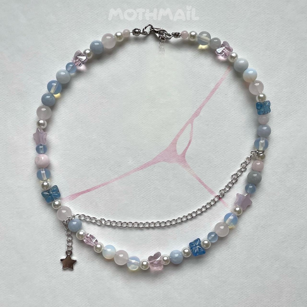 Women's Pink and Blue Jewellery | Depop