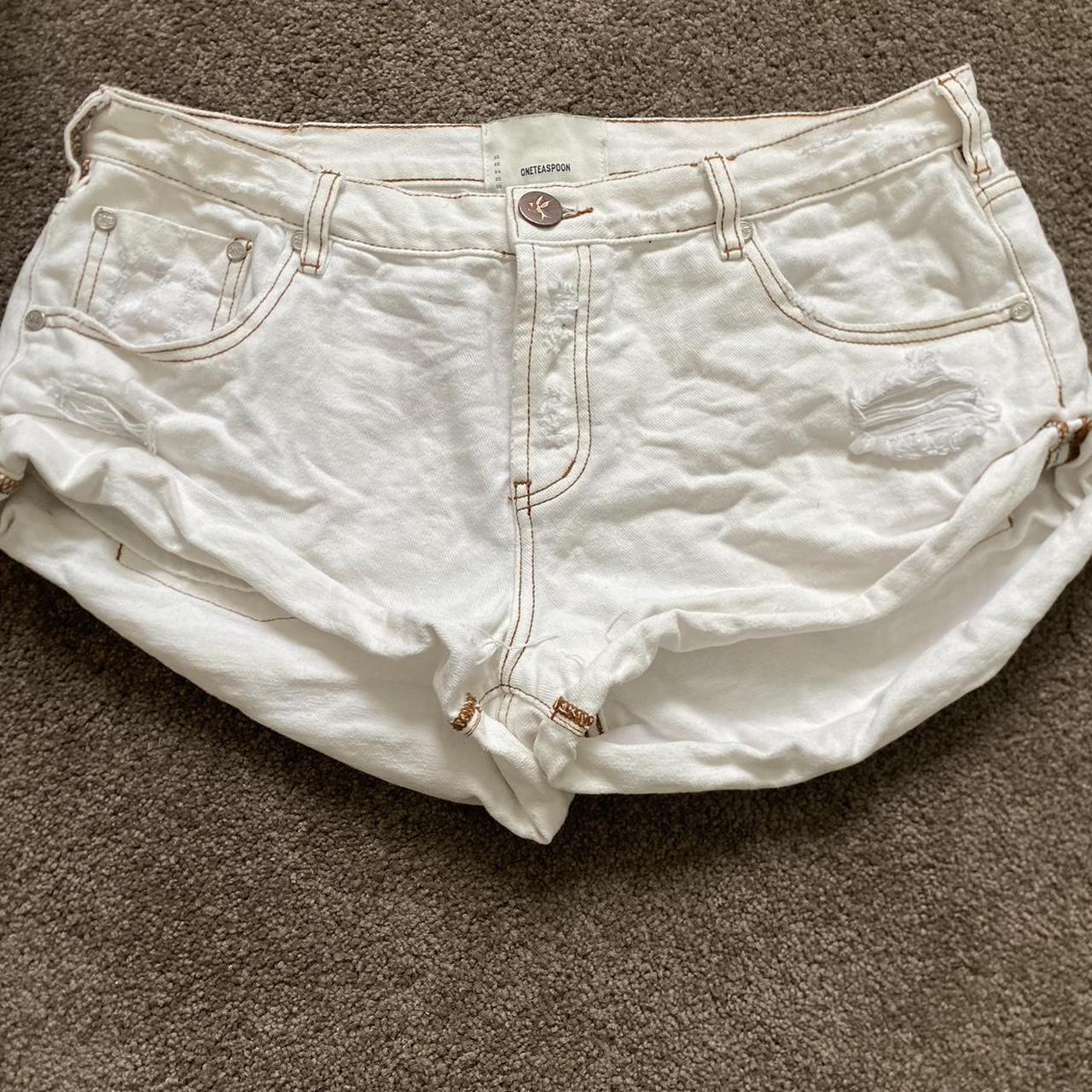 One teaspoon hot sale white shorts