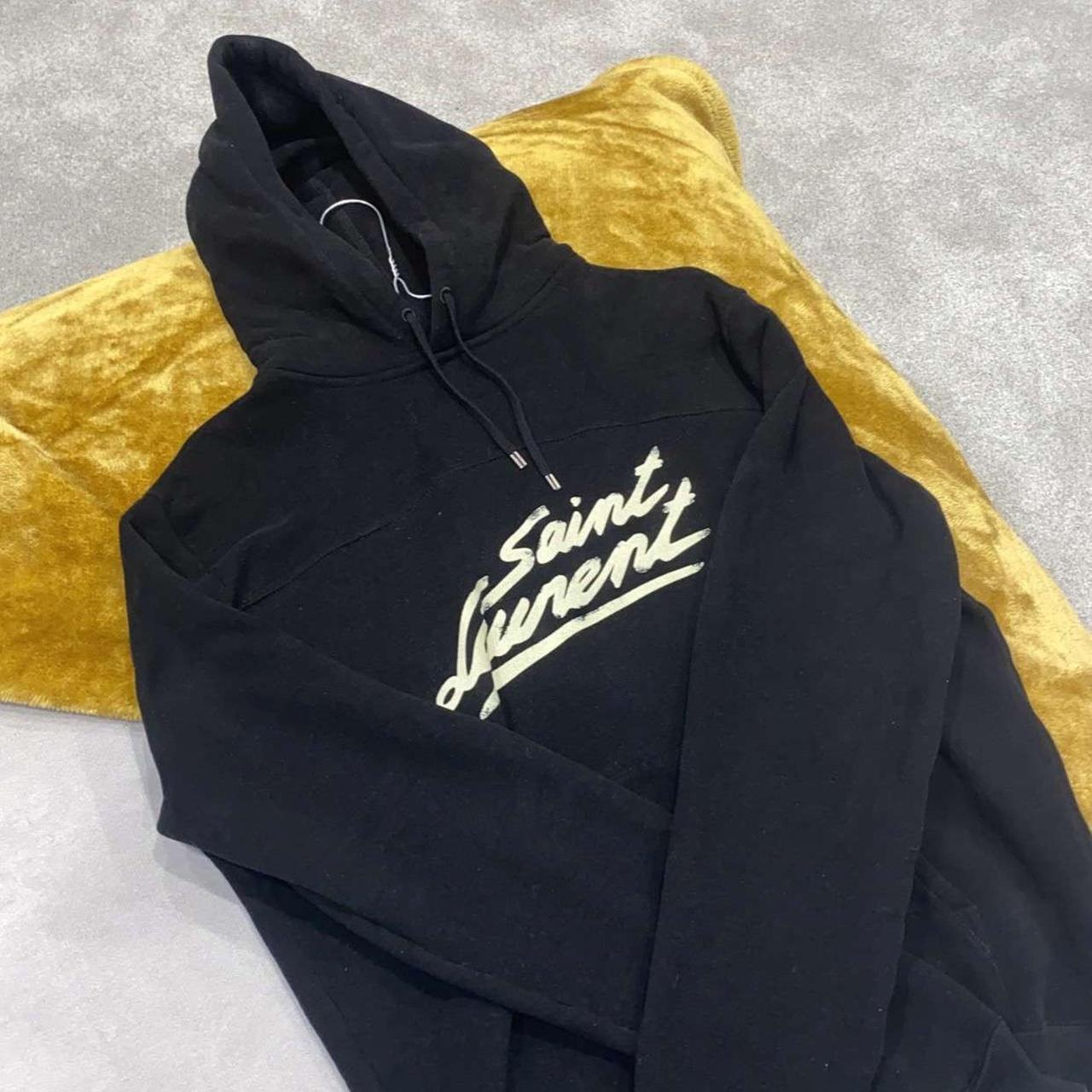 Saint laurent yellow on sale hoodie