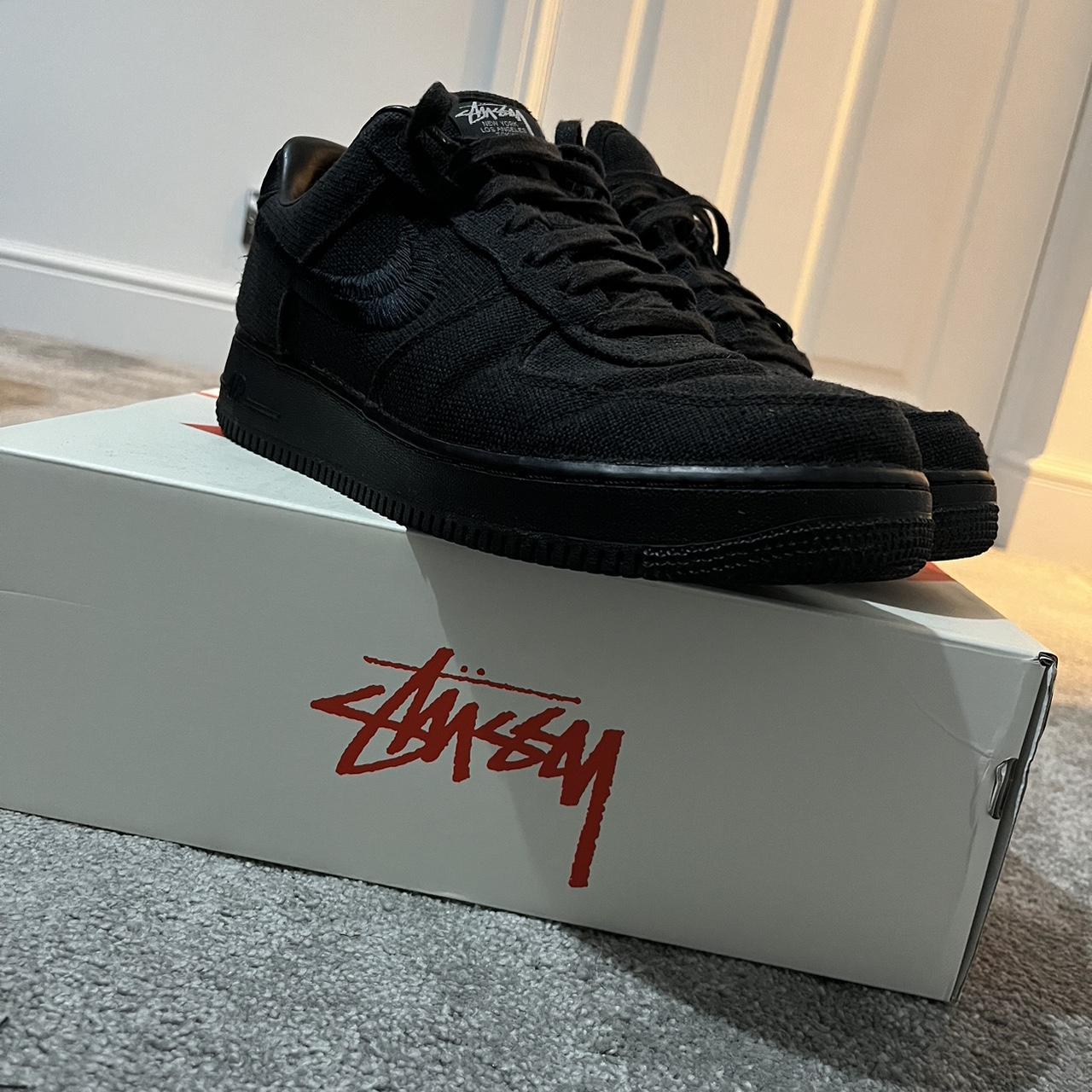 Nike Shoe Af1 Stussy Stockx Nike Air Force Low Supreme Black Men's