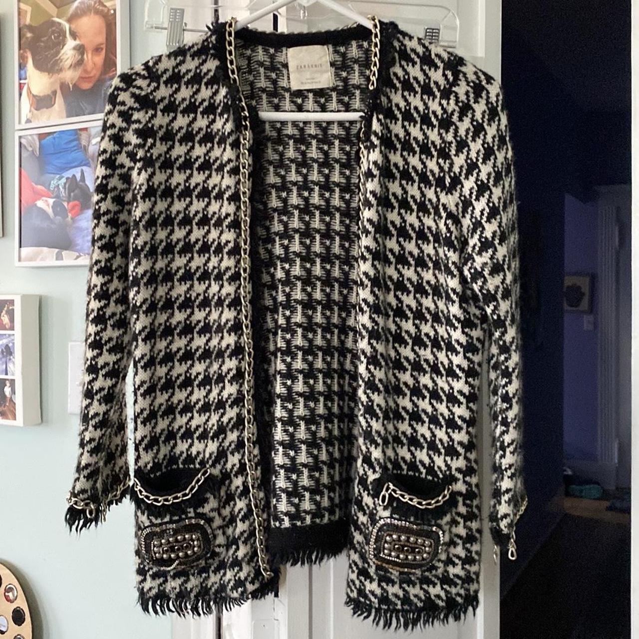 Black Houndstooth Blazer – The Bling Boutique