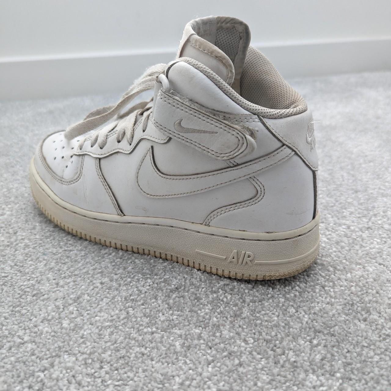 Nike Air Force 1 Mid Leather Trainers 314195-113... - Depop