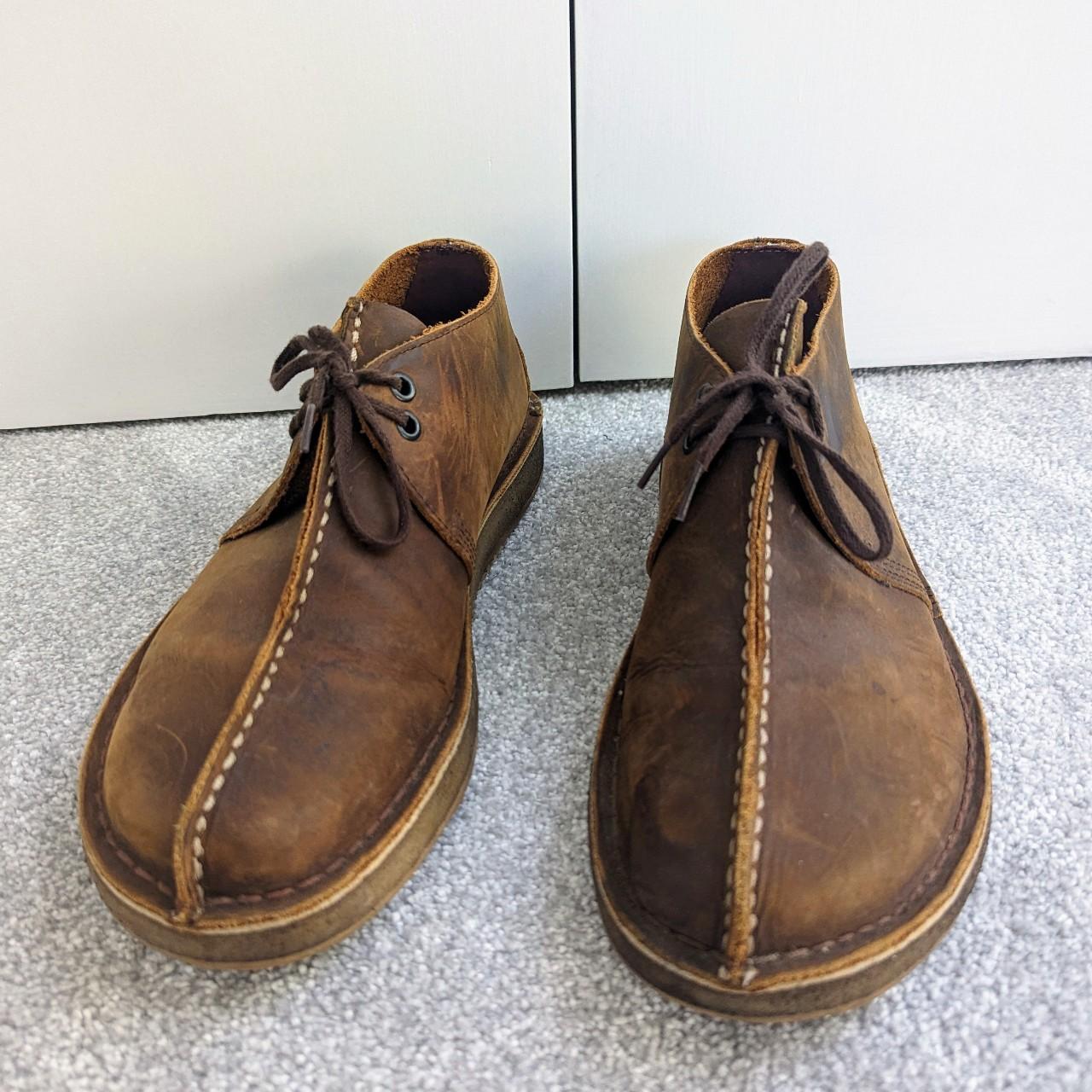 Clarks Men’s Desert Trek Moccasin Shoes. UK 9G, US... - Depop