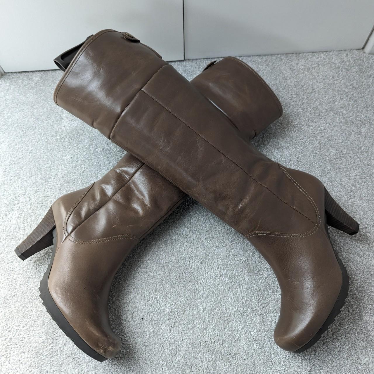 Clarks womens knee hot sale high boots