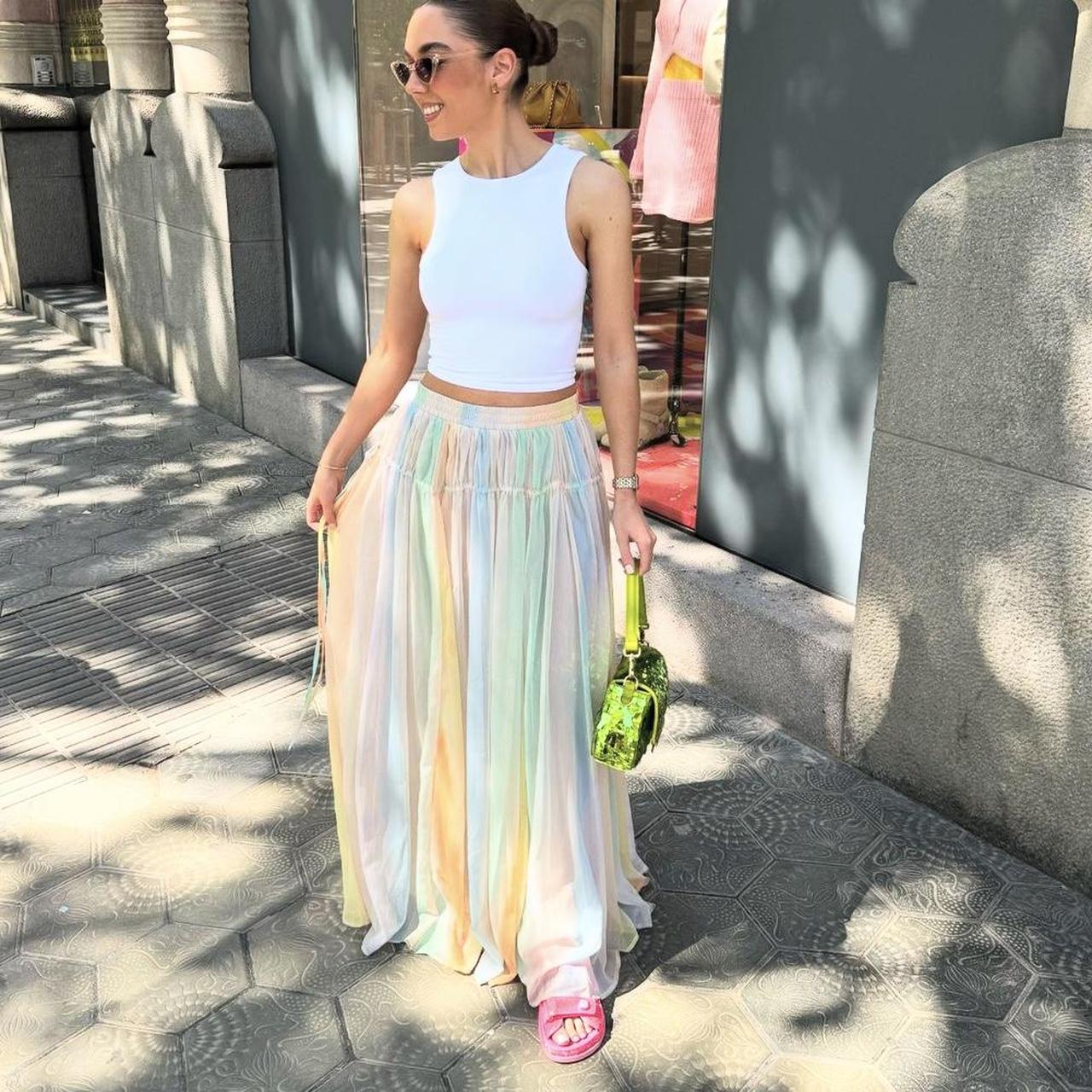 Rainbow skirt asos best sale