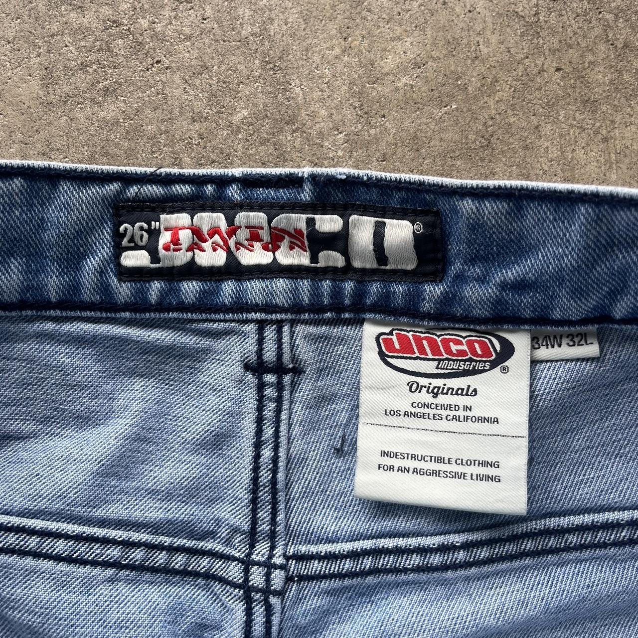 cyber y2k baggy wide leg jnco twin cannon jeans... - Depop