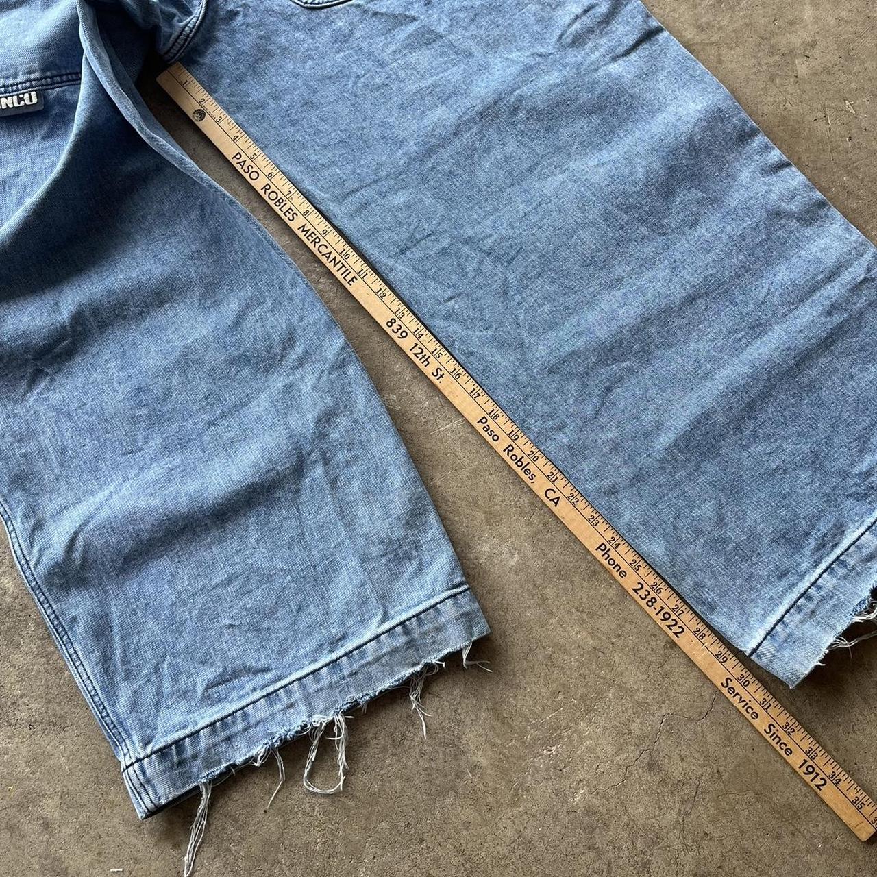 cyber y2k baggy wide leg jnco twin cannon jeans... - Depop