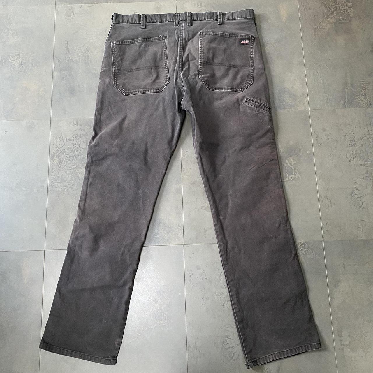 Dark grey dickies carpenter pants Size... - Depop