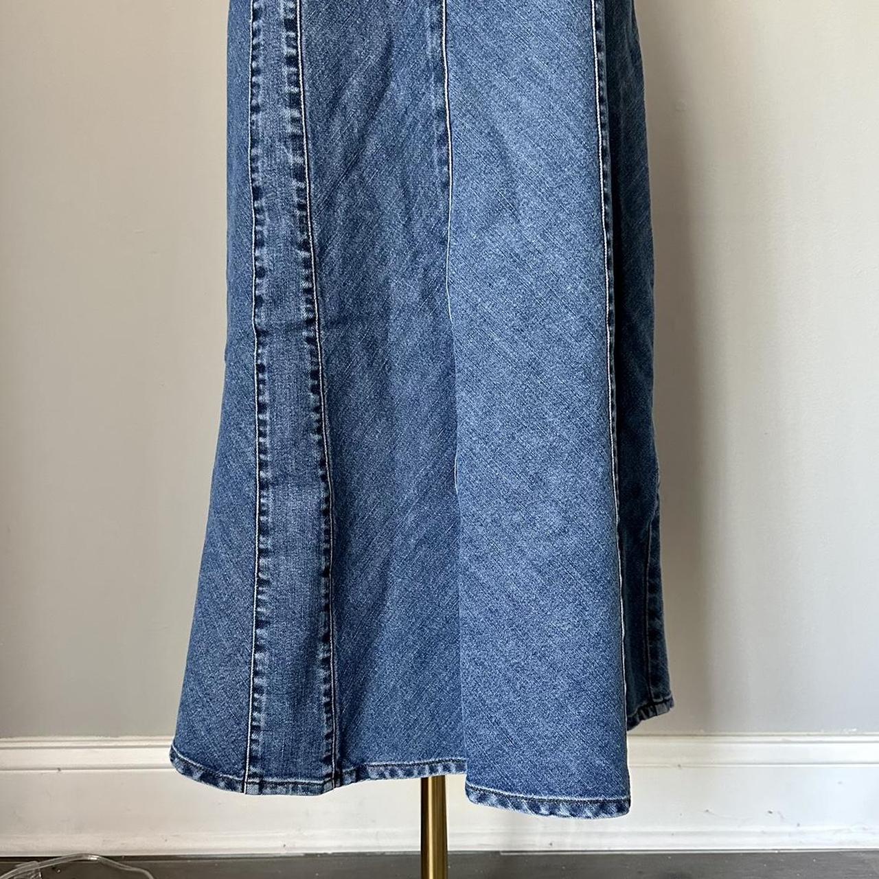 S Long Denim Skirt Could Be Paired Sooo Many Depop