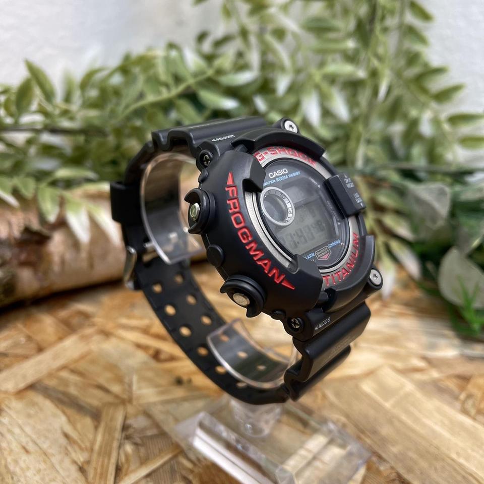 Casio G-Shock DW-8200 Frogman Black Titanium... - Depop