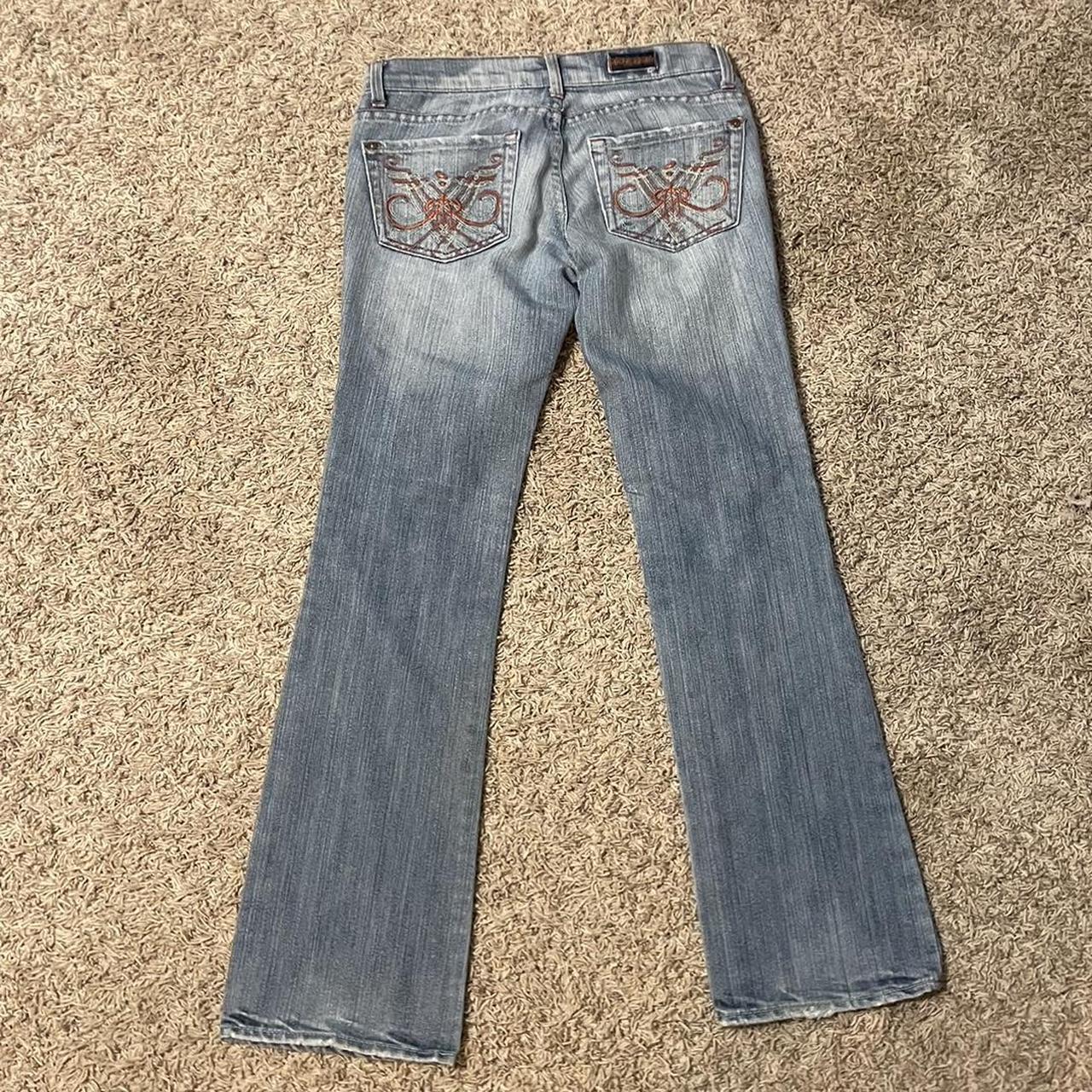 Rock and Republic Women's Blue Jeans | Depop