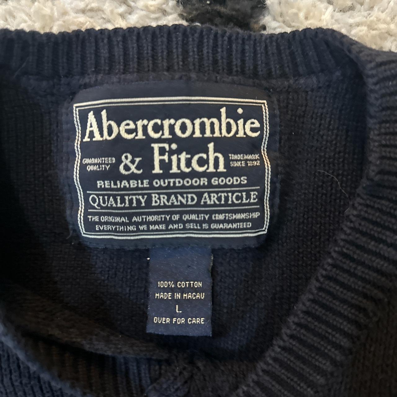 Abercrombie & fitch vintage knitted heavy sweater... - Depop