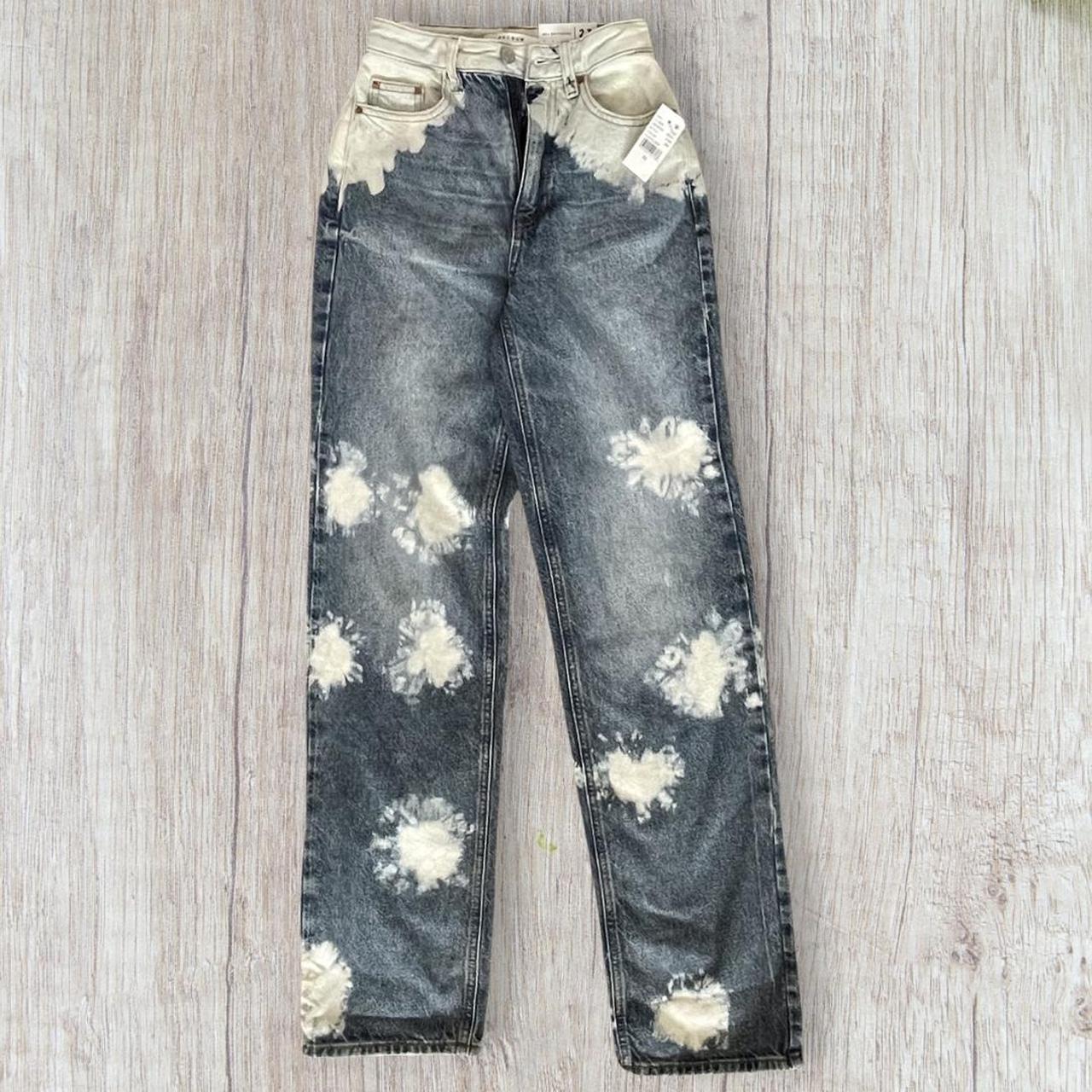 PacSun Women's Blue and White Jeans
