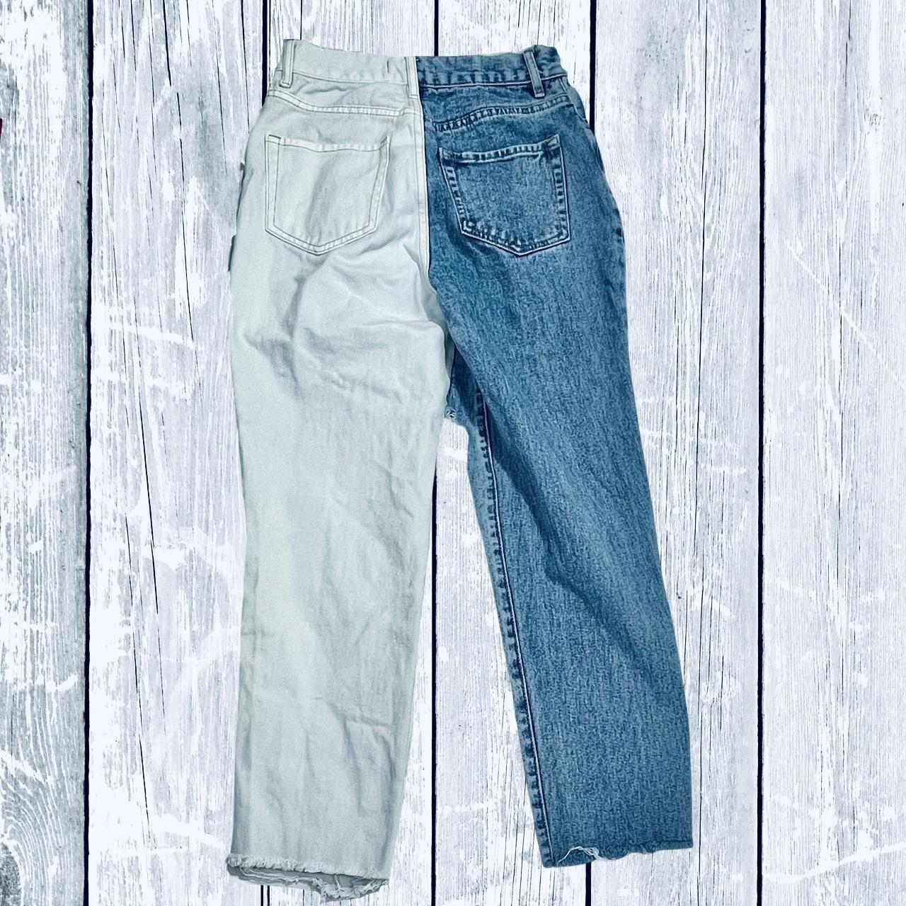 PacSun Women's White and Blue Jeans (3)