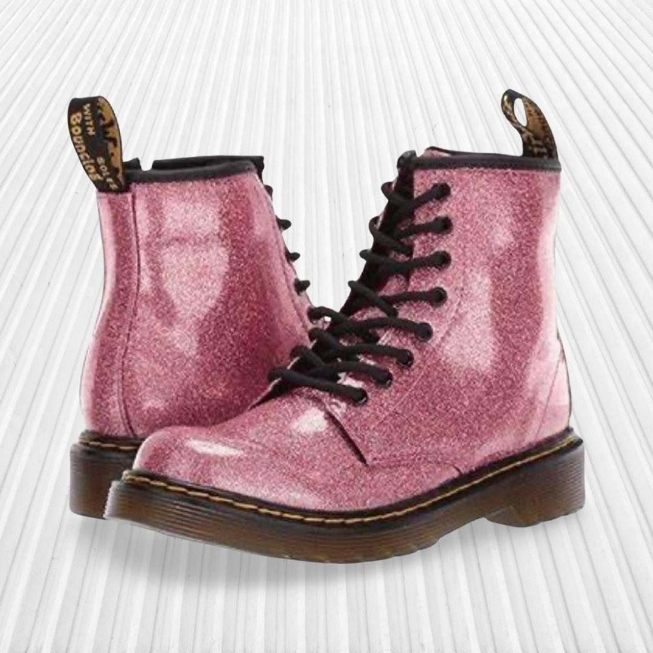 Pink sparkle 2025 dr martens