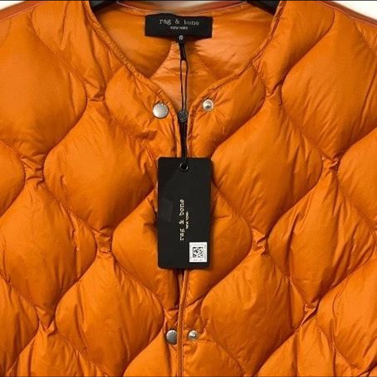 Rag & bone quilted jacket with orange factory down