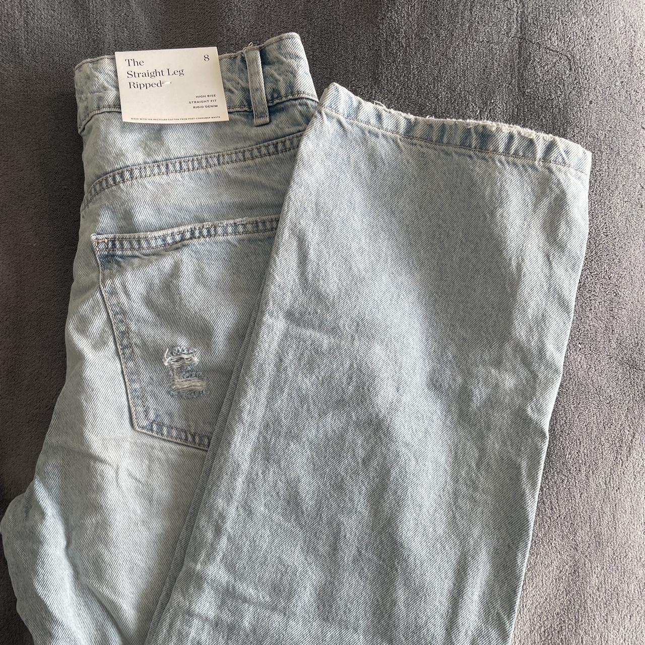 SUPRE STRAIGHT LEG RIPPED JEAN Size - 8 RRP -... - Depop