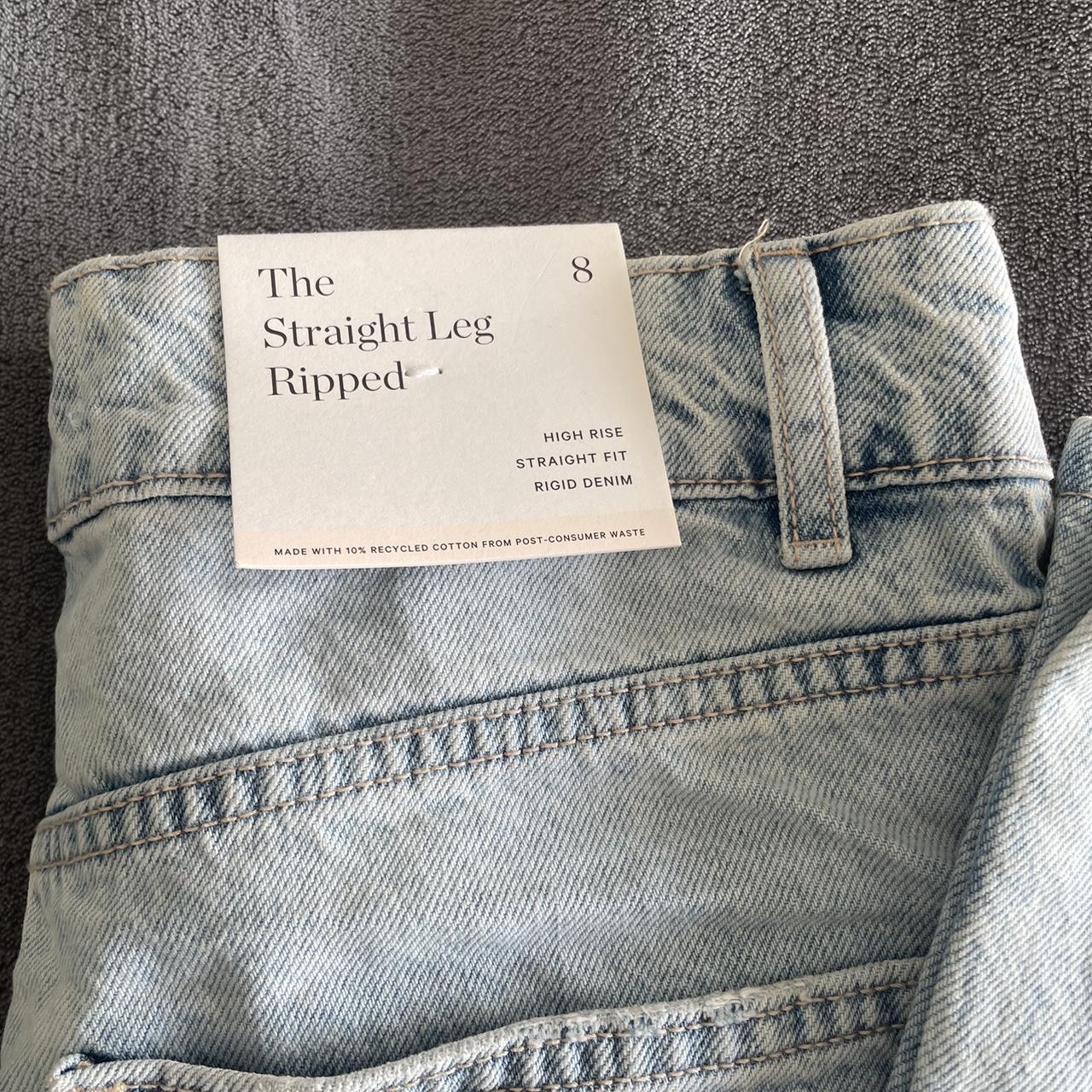 SUPRE STRAIGHT LEG RIPPED JEAN Size - 8 RRP -... - Depop