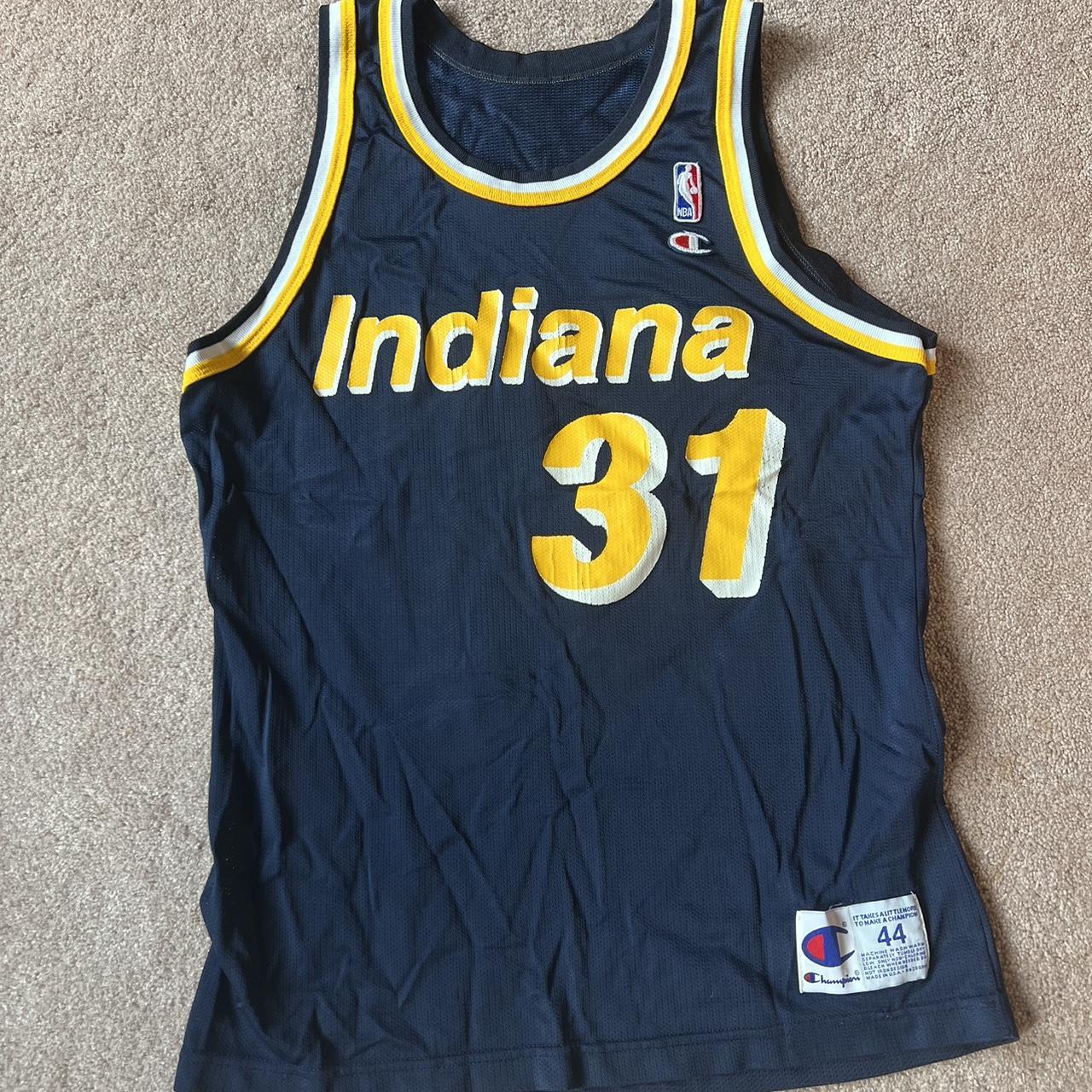 Pacers Vintage Reggie Miller Jersey Fits like a... - Depop