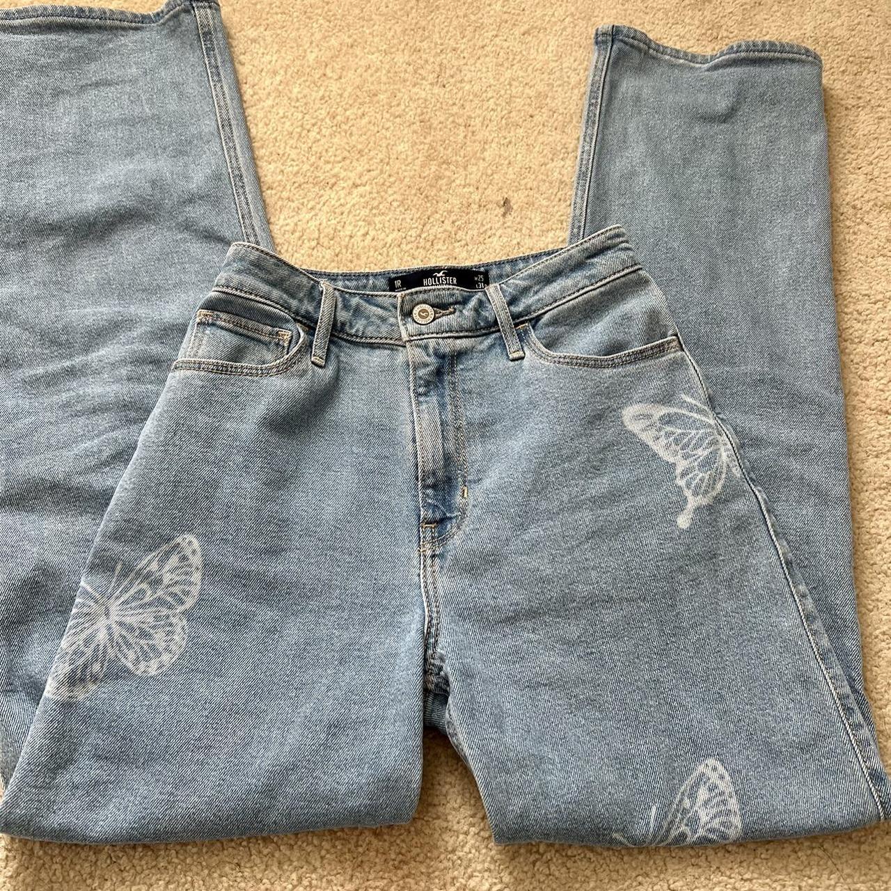 Butterfly jeans High waisted Very comfortable In... Depop