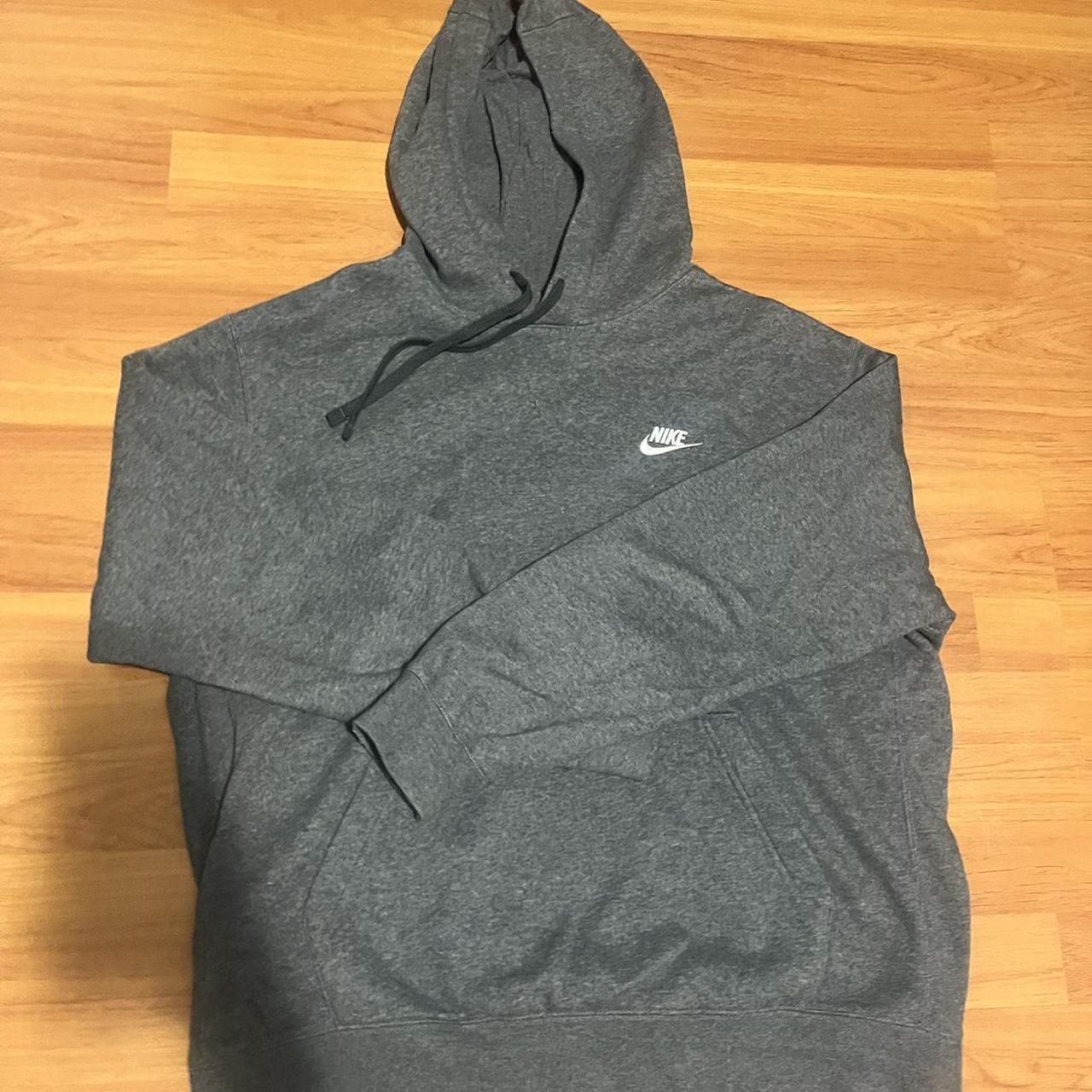 mens nike gray hoodie
