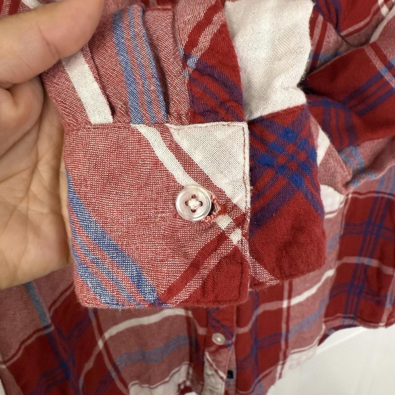 Rails Women's Shirt - Red - 4 – RAILS Red Plaid W… - image 5