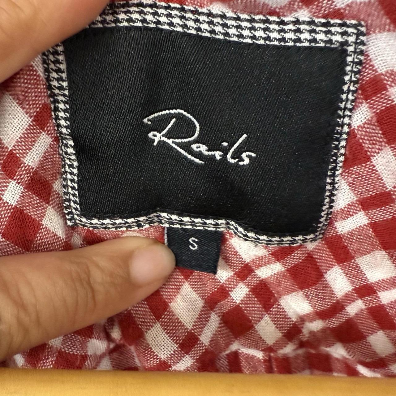 Rails Women's Shirt - Red - 4 – RAILS Red Plaid W… - image 8