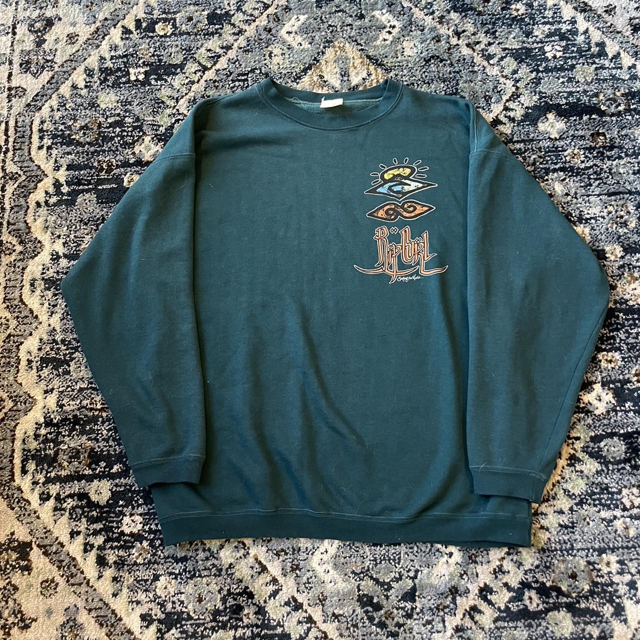 Vintage 1993 rip curl pullover 1993... - Depop