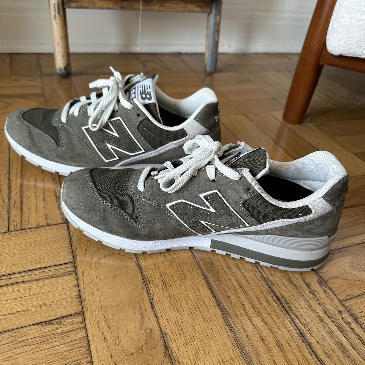 New balance 996 khaki sales trainers