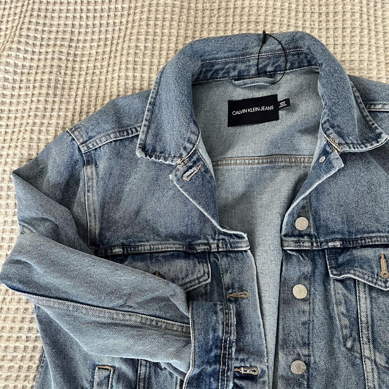 Calvin Klein Jeans Women's Blue Jacket Depop
