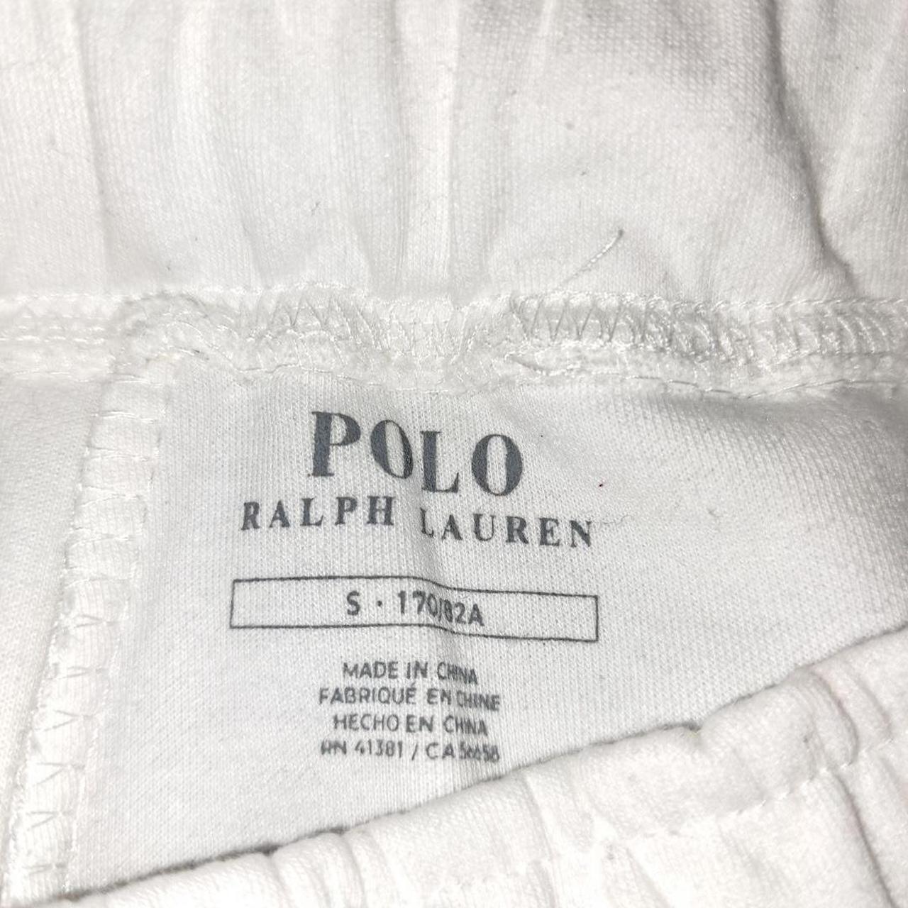Ralph Lauren White Tracksuit Top and Bottom SIZE S... - Depop