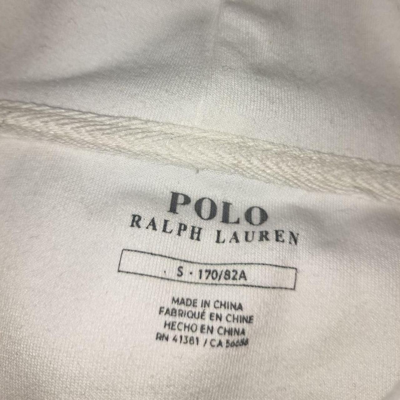 Ralph Lauren White Tracksuit Top and Bottom SIZE S... - Depop