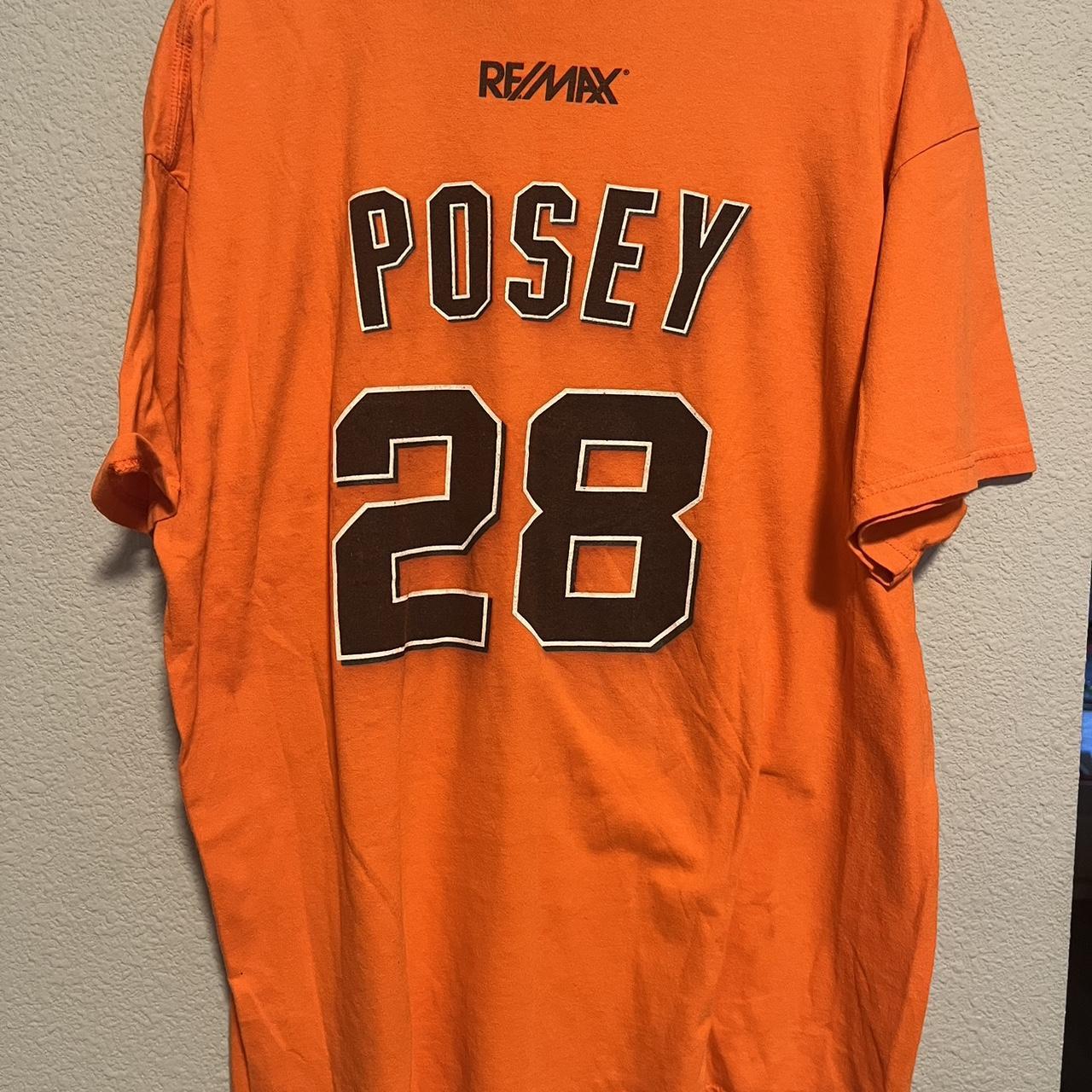 MLB SF Giants' Star Buster Posey No. 28 Youth Boys' - Depop