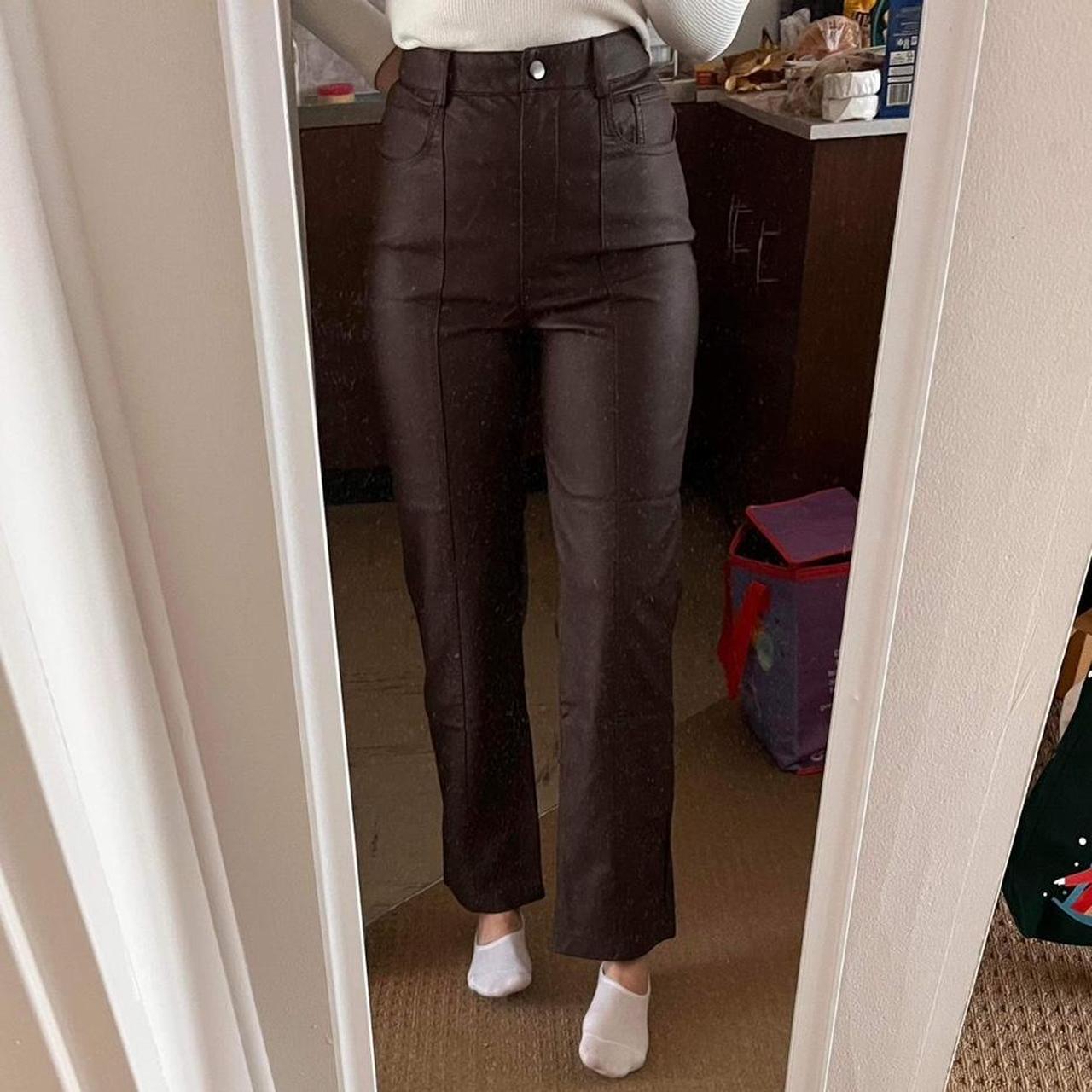 Glassons Faux Leather Pants in Hot