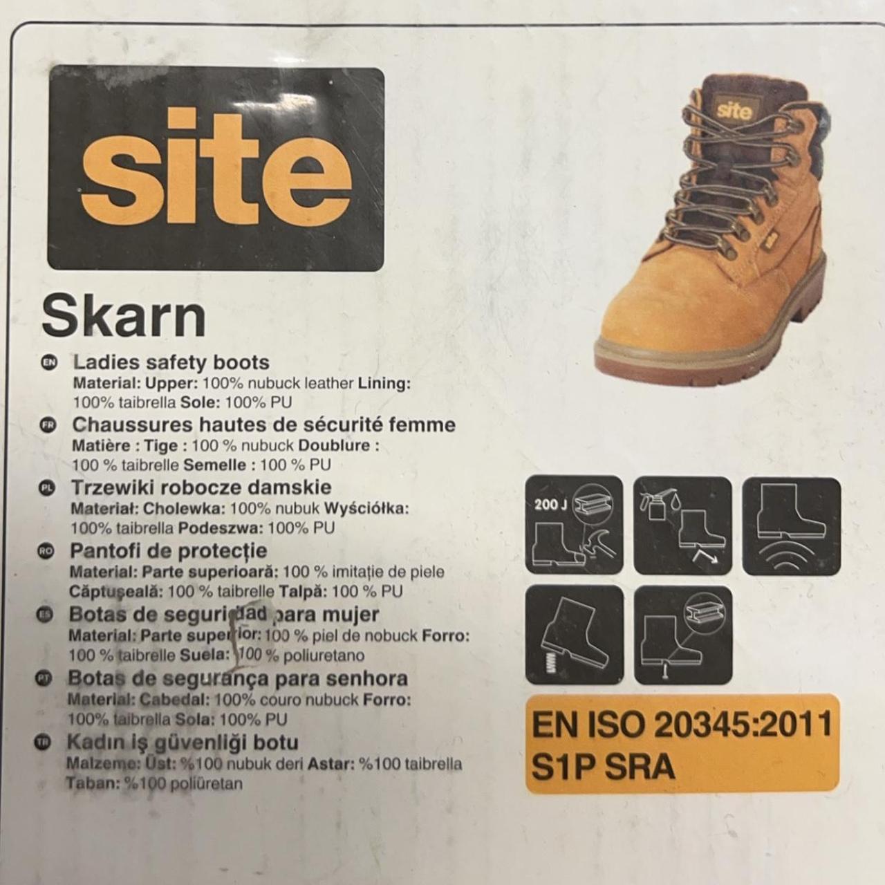 Site skarn ladies safety boots size 5/39 but