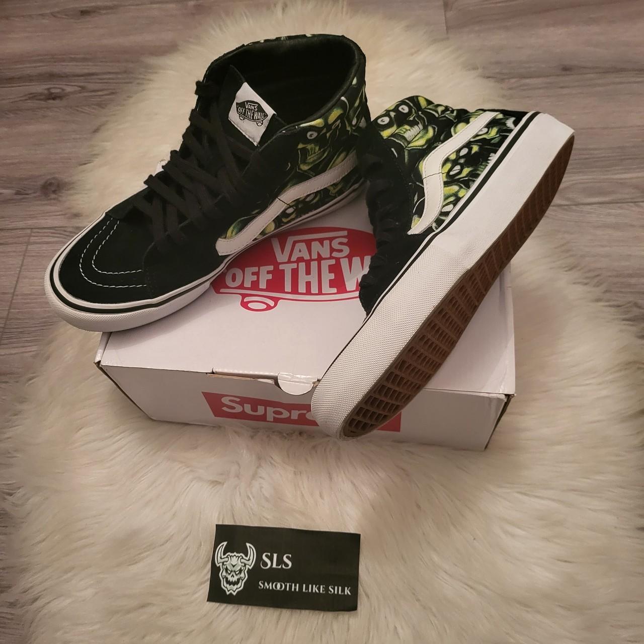 SS18 Supreme x Vans Skull Pile Sk8-Hi UK 8 US 9 EUR 42 trainers