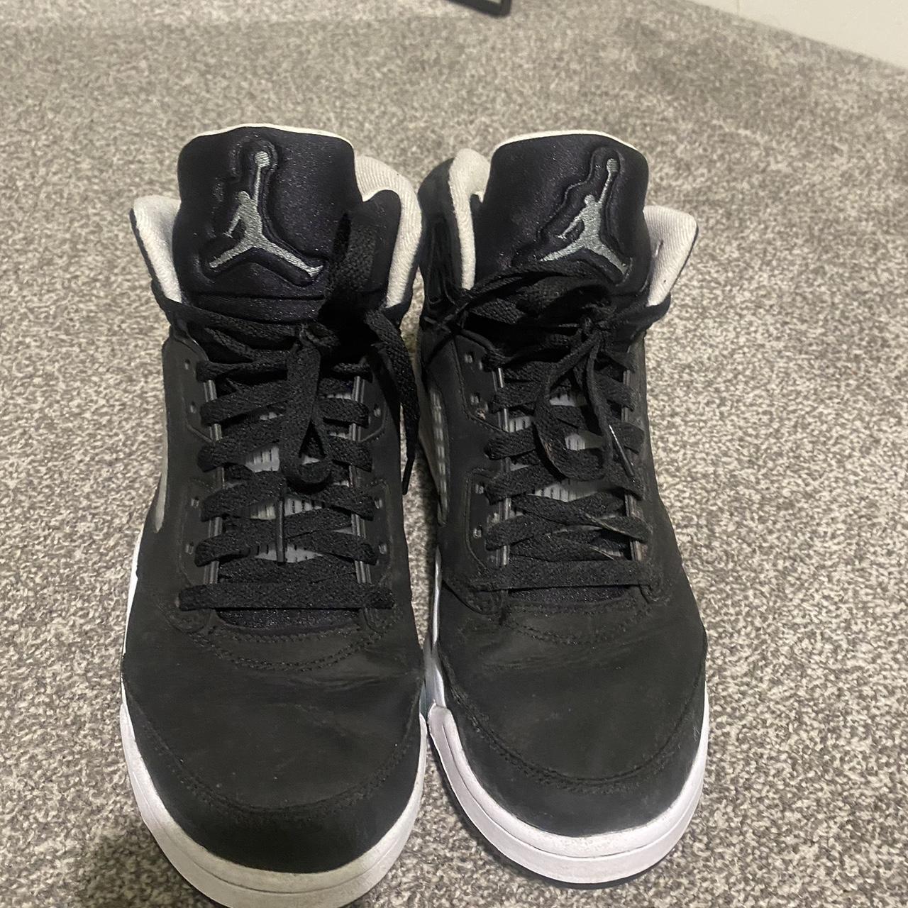 Black Moonlight Jordan 5s - Depop