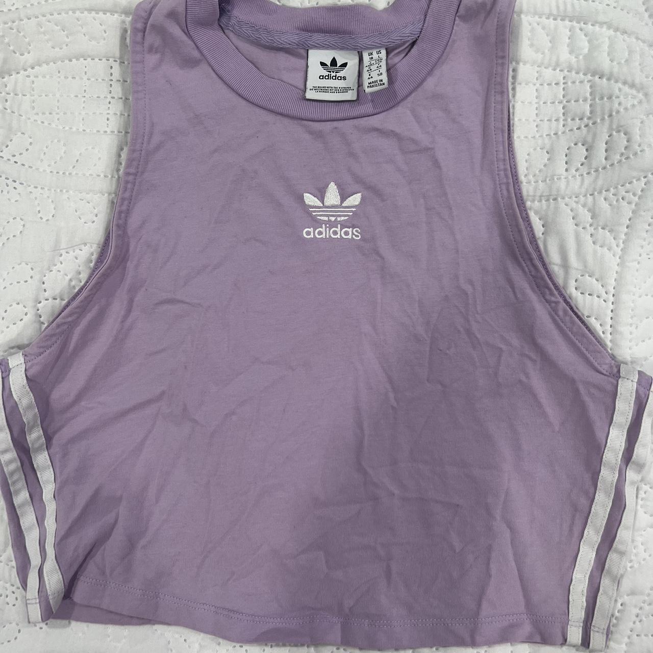 Cropped adidas tank - Depop