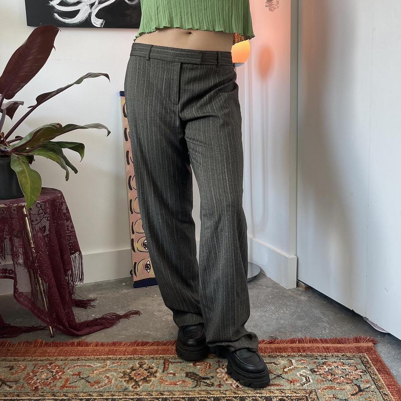 Alfani Women's Green and Brown Trousers