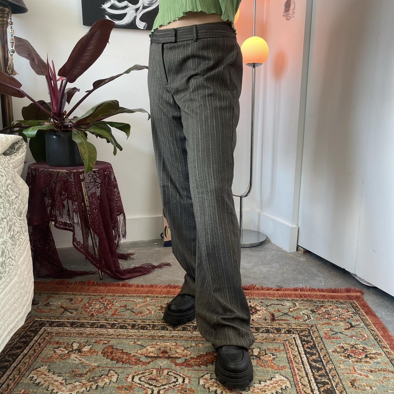 Alfani Women's Green and Brown Trousers (2)