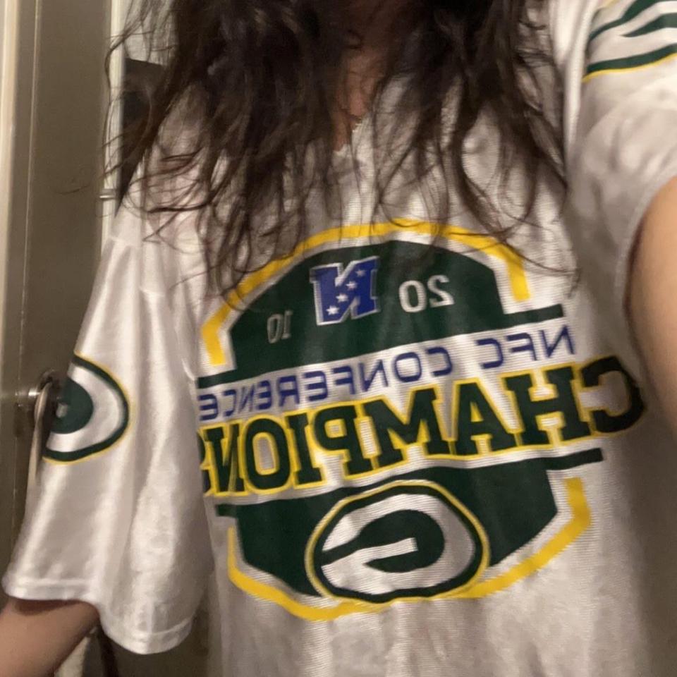 NFL Green Bay Packers hockey jersey style - Depop