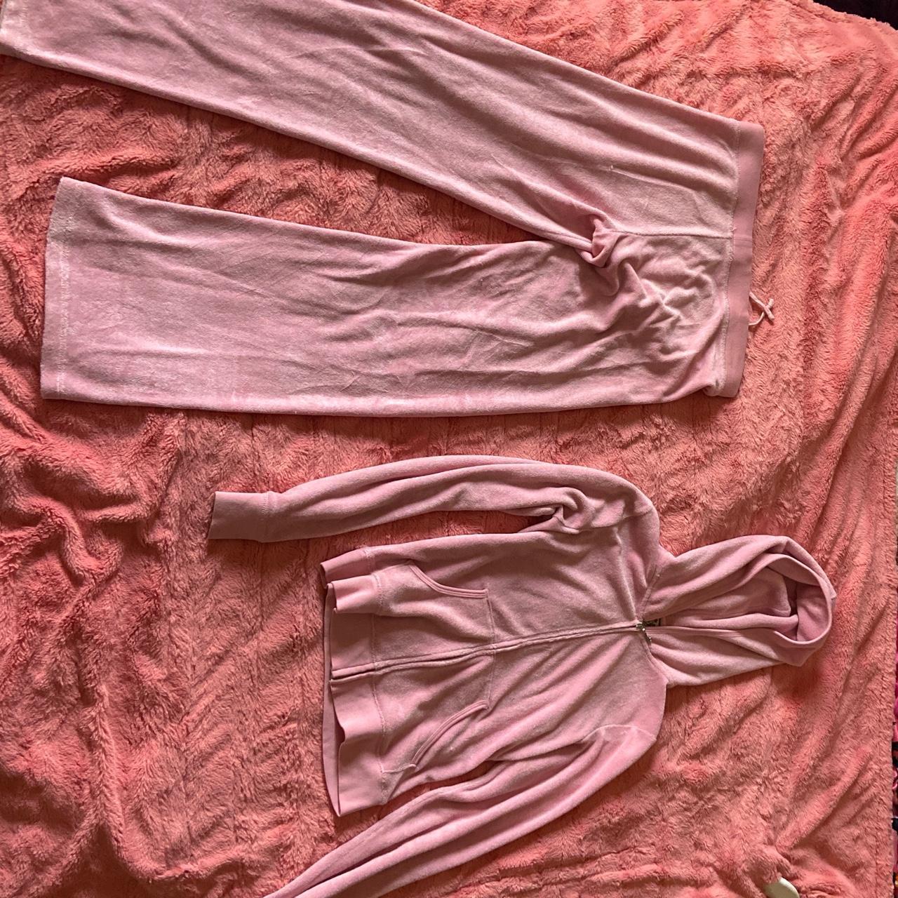 Juicy Couture Women's Pink Jumpsuit Depop